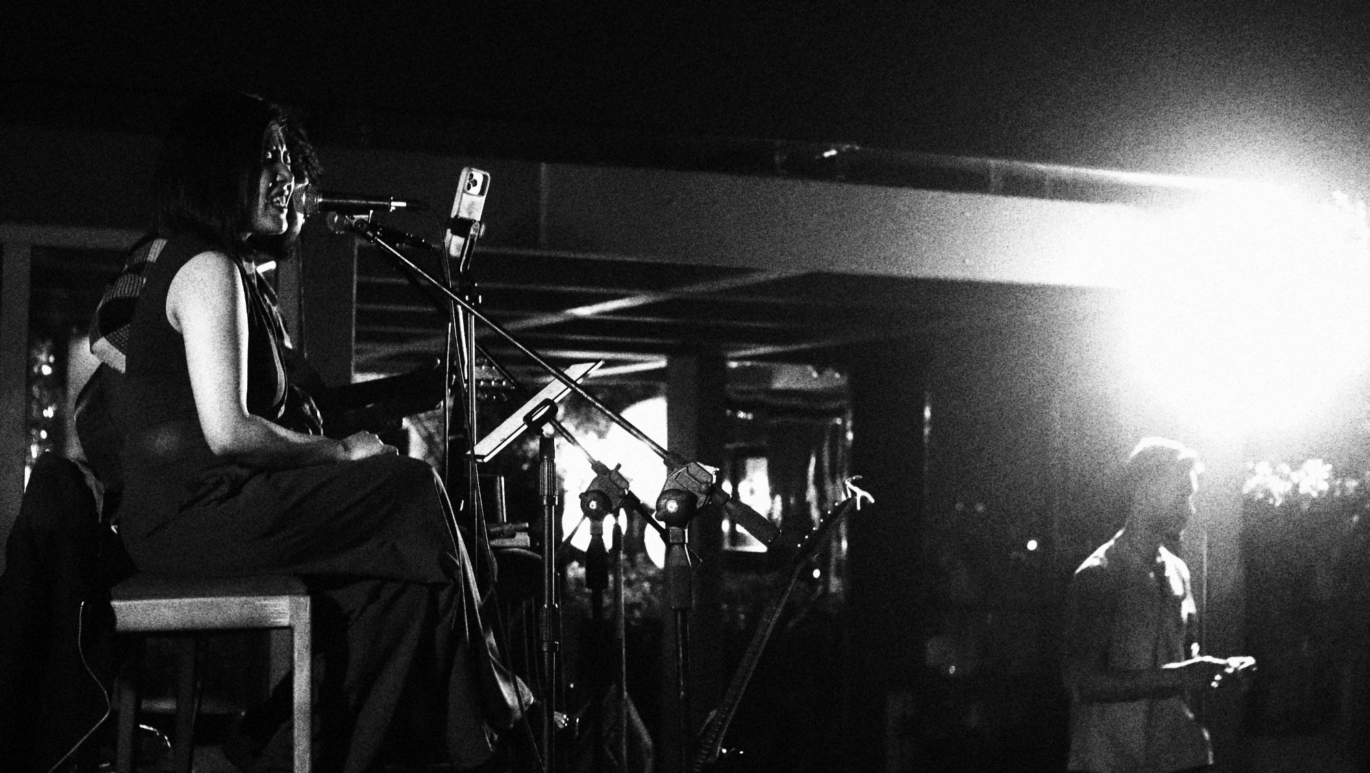 Deesha performing live on stage
